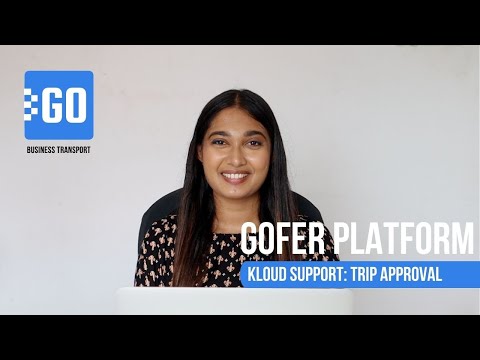 GOFER: Manager approval for trip requests