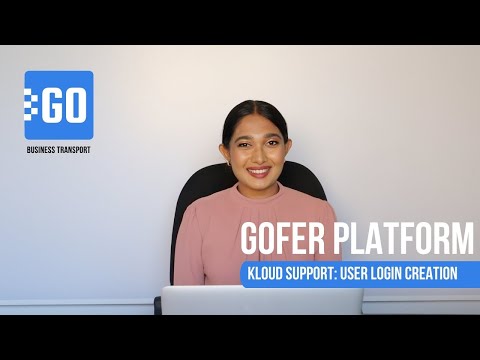 GOFER: User login creation