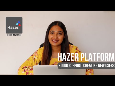 HAZER: How to create a new user?
