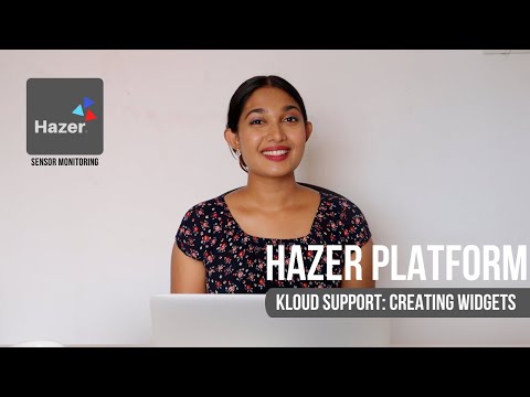 HAZER: How to create sensor widgets?