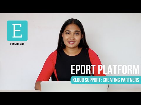 EPORT: How to create a partner on your account?